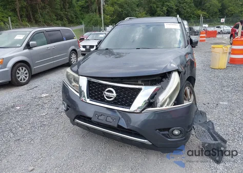 2014 Nissan Pathfinder Platinum из США, поврежденный, VIN 5N1AR2MM7EC709268